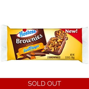 Hostess Butterfinger Brownie Twin Pack 100g American Candy
